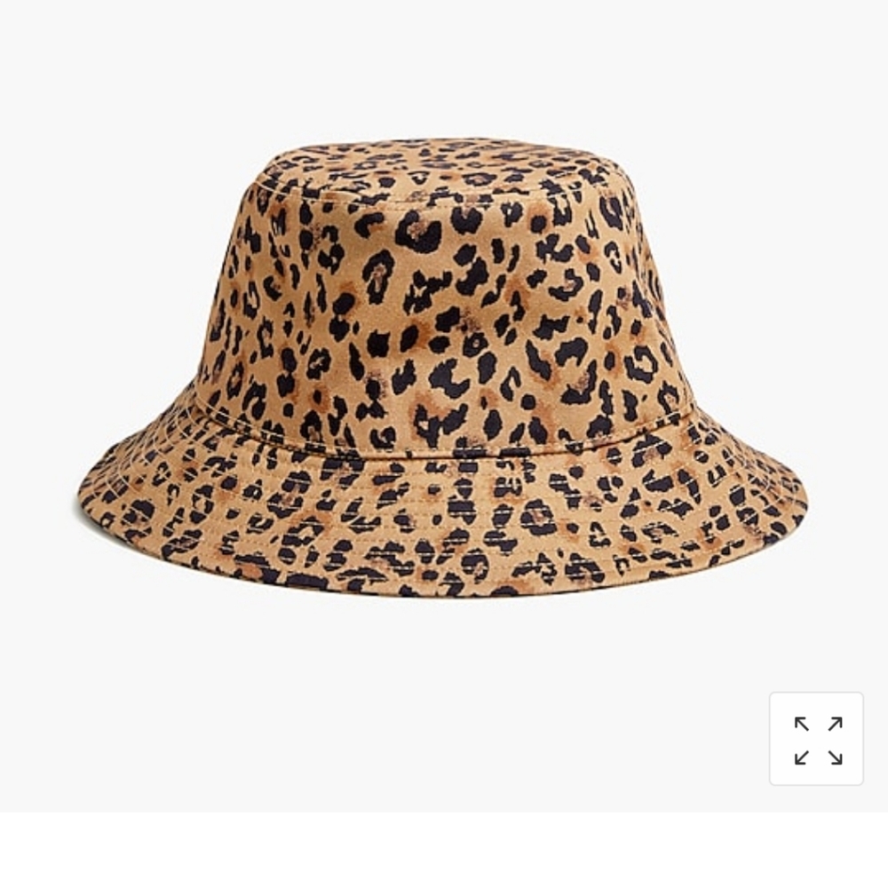 Jcrew bucket hat 🐆 leopard print